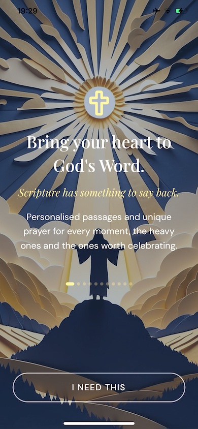 My BibleVerse welcome screen